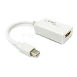 Apple Mini DisplayPort to HDMI Adapter cable by Neet� - ( VIDEO + AUDIO converter for Unibody MacBook - Pro - Air - iMac + PC with Mini DP etc. ) * NOTE: Supports new THUNDERBOLT port *)*** WITH AUDIO ***