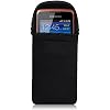 SAMSUNG S5690 GALAXY XCOVER NEOPRENE POUCH / CASE / COVER / SKIN BLACK PART OF THE QUBITS ACCESSORIES RANGE