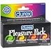 SKU NUMBER: 849778The Mininimum EXP date on product:1year.TITLE DESCRIPTION: Durex Mutual Pleasure Lubricant #30038 - 12 Per Each Pack X 6 PacksMANUFACTURER:DUREX CONSUMER PRODUCTS.PRODUCT DESCRIPTION:Durex Pleasure Pack Assorted Condoms put some adventure in your love life. Featuring an assortment of our most stimulating condoms. Each condom is electronically tested for reliability. Performax: Prolongs lovemaking with body heat activated climax control lubricant. Ultimate Feeling: Thin and ribbed for mutual pleasure. Intense Sensation: Extreme pleasure featuring hundreds of raised studs. Color and Scents: Assorted colors and luscious flavors add excitement to lovemaking. Made from natural rubber latex. Reservoir end. If used properly, Durex latex condoms will help reduce the risk of unwanted pregnancies and catching or spreading HIV infection (AIDS) and many other sexually transmitted diseases. No method of contraception can provide 100% protection against pregnancy or HIV (AIDS) and STDs. Non-vaginal use of condoms can increase the potential of them slipping or being damaged; please consult your physician for advice. During intimate contact, lesions and various body fluids can transmit STDs. Therefore, use a new condom before any such contact occurs.SUGGESTED USE:Wash off lubricant after intercourse. For maximum benefit carefully follow the instructions inside this package.CAUTION:Do not use oil-based lubricants, such as petroleum jelly, vegetable/mineral oils or cold cream, as these may damage the latex condom. This product contains natural rubber latex which may cause allergic reactions. If you are allergic to natural rubber latex products, consult your physician for advice before use. You may use Durex Avanti non-latex condoms. PERFORMAX WARNING: Premature ejaculation may be due to a condition requiring medical supervision. If this product is used as directed and does not provide relief, discontinue use and consult a physician. Avoid contact with eyes. If you o
