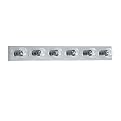 Simple 6-Light Vanity Strip - Chrome
