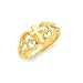 14kt Yellow Gold Cross Ring