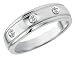 Ladies' Diamond 1/8 (ctw) Wedding Band in White Gold