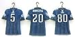 Philadelphia Eagles Jersey Magnet Set - Football Sports Merchandise