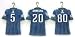 Philadelphia Eagles Jersey Magnet Set