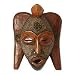 NOVICA Cameroon wood mask, 'Vanquisher of Demons'