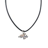 Washington Capitals Official Logo 18" Leather Necklace