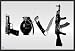 Steez LOVE Poster Dry Mounted Wood Framed, 24x36.
