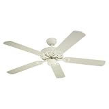 Review Monte Carlo Fans  / Monte Carlo Ceiling Fan 5OR52TW Ornate Fan - White Indoor Fans 52