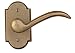 Passage (Hall & Closet) Set with Arch Top No Line Plates and Beavertail Levers in Spe...