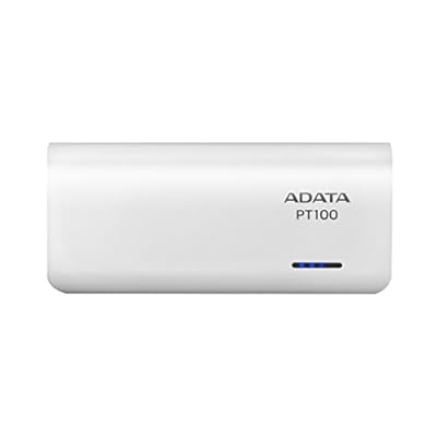 ADATA PT100 10000mAH Power Bank (White-Blue)
