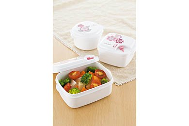 marie claire（マリクレール）シャルダンローズ電子レンジ容器５Ｐ