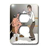 Rich Diesslins Funny General - Editorial Cartoons - Tough Committee Meetings - Light Switch Covers - 2 plug outlet cover
