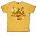 Magnum P.I. TV Show Classic Cop Series Retro Helicopter Gold T-shirt Image