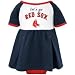 Majestic Boston Red Sox Infant Girls Navy Blue Creeper Dress (3-6 Months)