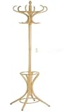 Bentwood Light Oak Colour Coat, Hat and Umbrella Stand