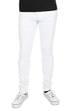 RUDE White Skinny Fit Denim Jeans