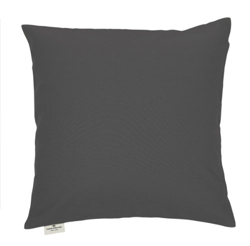 Tom Tailor 580800 Kissenh&uuml;lle Dove dunkelgrau / 40 x 40