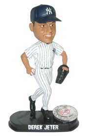New York Yankees Derek Jeter Forever Collectibles Blatinum Bobble Head (Home)