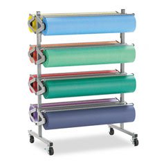 PAC67780 - Mobile Horizontal Rack for Eight 36 x 1000 ft Paper Rolls