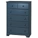 5-Drawer Chest- Blueberry