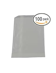 BISS: - 100 - Flat Glassine Wax Paper Bags - 5 1/2" x 7 3/4" or 5.5" x 7.75" - Includes JenStampz Top 10 - Large - jenstampz