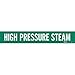 Brady 7369-1Hv, 109137 8" Dia. Vinyl High Pressure Steam Pipe Marker, 50 Cards