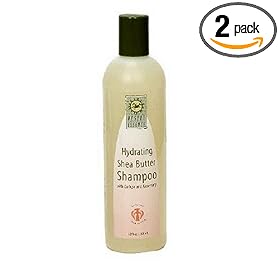 Desert Essence Shampoo, Hydrating Shea Butter, 12-Ounces (Pack of 2)