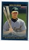 2002 Nick Swisher Bowman Chrome Draft Picks Baseball MLB Rookie Cards - Near Mint to Mint Condition (Oakland A's)