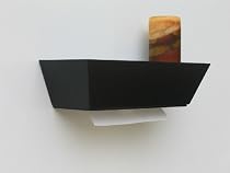 Black Contemporary Design Healthy Shelf Designer Towel Dispenser