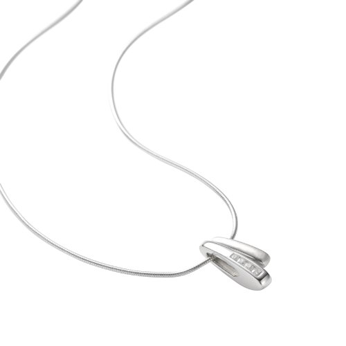 FOSSIL  JF15091040 Damen Collier 925 Sterling Silber Zirkonia 42 cm + 5 cm Verl&auml;ngerung Preisvergleich