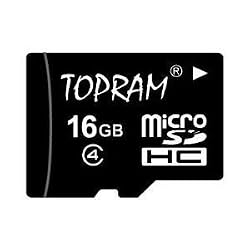 Topram 16GB Class 4 C4 MicroSDHC MicroSD Card with SD Adapter