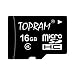 Topram 16GB Class 4 C4 MicroSDHC MicroSD Card with SD Adapter