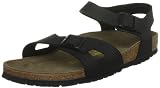 Birkenstock Rio 31793, Damen Sandalen/Outdoor-Sandalen aus Birko-Flor, Schwarz (Schwarz), EU 41 (schmal)