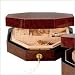Jewelry : Large Octagonal 3" High Jewelry Box in Faux Burl