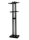Kobe Coat Tree (Dark Walnut) (67"H x 15.375"W x 11"D)