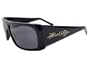 Black Flys Fly Straight Sunglasses - Shiny Black with Polarized Lens
