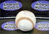Johnny Roseboro & Juan Marichal autographed baseball (The Bat Fight - LA Dodgers against San Francisco Giants) inscribed