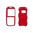 SOLID RED SNAP-ON COVER HARD CASE PROTECTOR for LG LX260 RUMOR