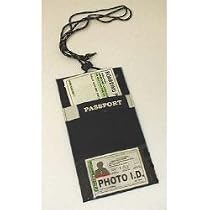 EZ Passport Holder (Black) (5" x 9")