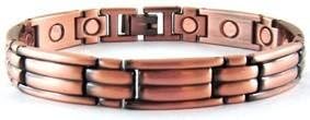 Sports Golf Magnetic Bracelet Men's Pain Healing Copper Golf Link Magnetic Therapy Wide Bracelet