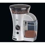 Produkt-Bild: Kaffeem&uuml;hle elektrisch / CILIO / Kaffeebohnen mahlen / M&uuml;hle, Kaffeem&uuml;hle elektrisch - silber