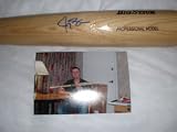 JAY BRUCE AUTOGRAPHED BAT REDS