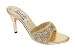 Unze Evening Wear Shoes - L11223-Gold-7.0