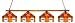 Virginia Tech Hokies 4-Light Executive Game Table Light NCAA College Athletics
