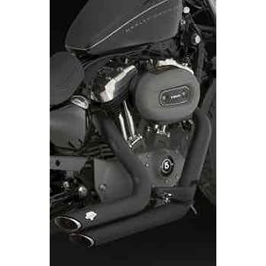 Vance and Hines Motorcycle Exhaust / Harley Davidson Sportster / 07-08 Sportster / Shortshots Staggered / Pt # 47219