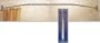 Neo-angle Corner Shower Rod Set w/ Ceiling Brace - Polished Chrome