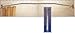 Neo-angle Corner Shower Rod Set w/ Ceiling Brace - Polished Chrome