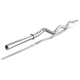 Champion Barbell E-Z Curl Bar, Chrome (47 x 1-inch)