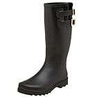 Chooka Premium Solid Dual Buckle - Black Rain Boot