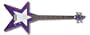 Daisy Rock Star Bass Guitar, Cosmic Purple